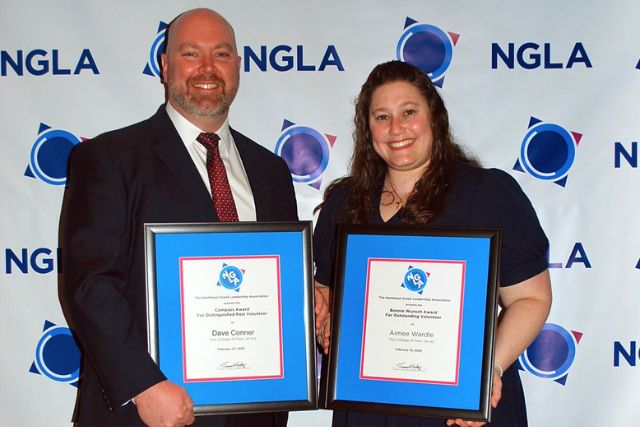 TCNJ student life staff honored at NGLA awards ceremony